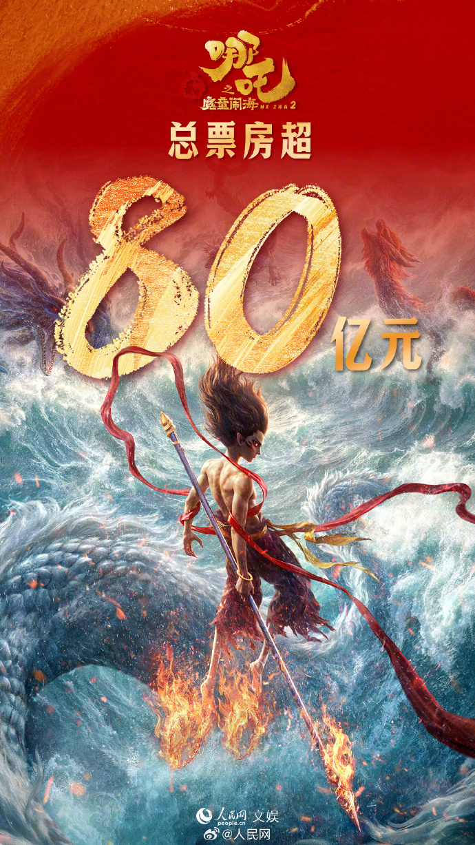 《哪吒2》票房破80億！三維動畫制作技術(shù)如何重塑中國神話IP？
